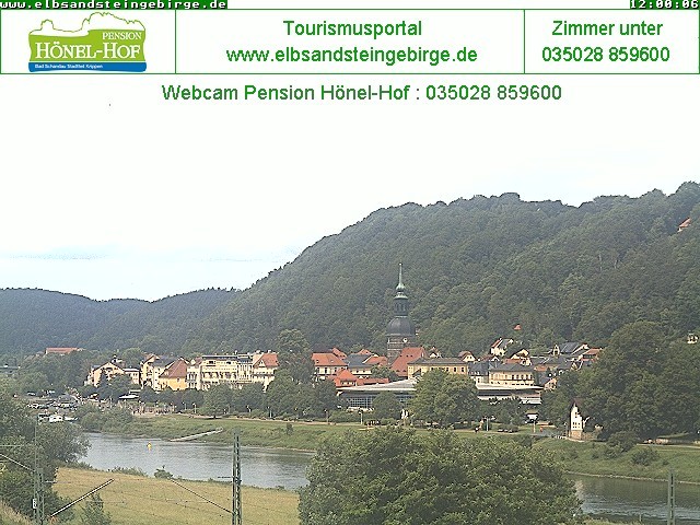 Archiv Foto Webcam Bad Schandau - Elbufer