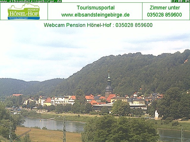 Archiv Foto Webcam Bad Schandau - Elbufer