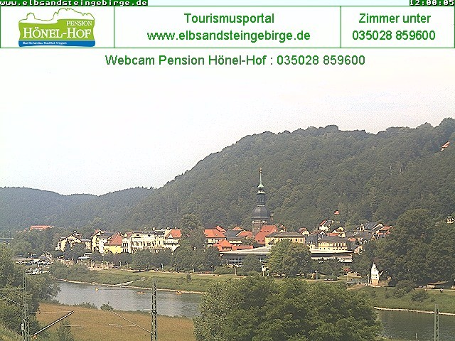 Archiv Foto Webcam Bad Schandau - Elbufer