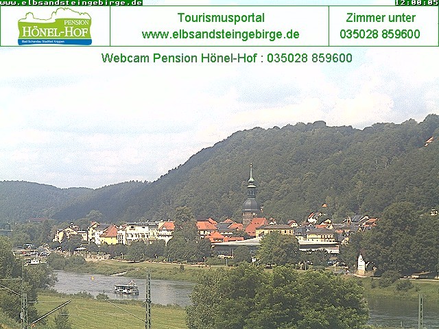Archiv Foto Webcam Bad Schandau - Elbufer