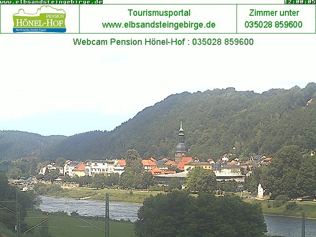 Archiv Foto Webcam Bad Schandau - Elbufer