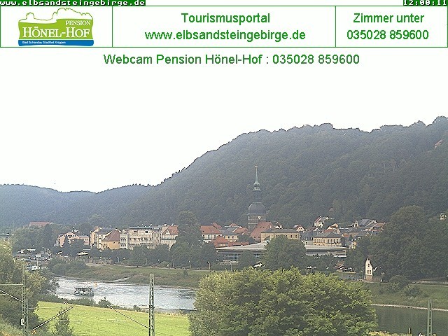 Archiv Foto Webcam Bad Schandau - Elbufer