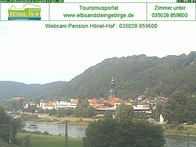 Archiv Foto Webcam Bad Schandau - Elbufer