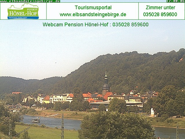 Archiv Foto Webcam Bad Schandau - Elbufer