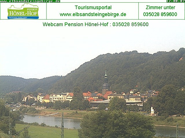 Archiv Foto Webcam Bad Schandau - Elbufer