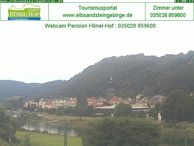 Archiv Foto Webcam Bad Schandau - Elbufer