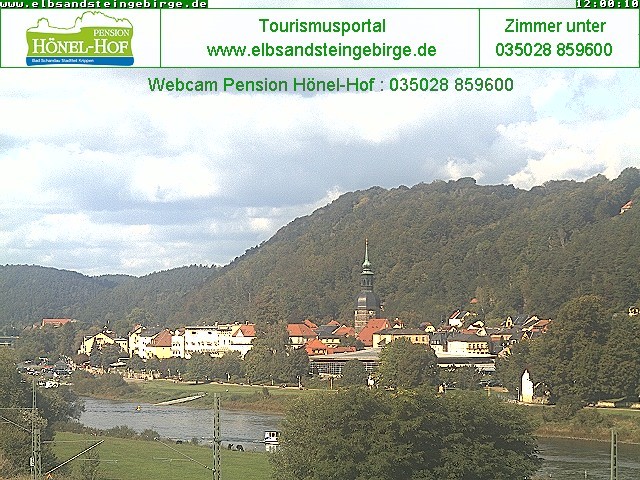 Archiv Foto Webcam Bad Schandau - Elbufer