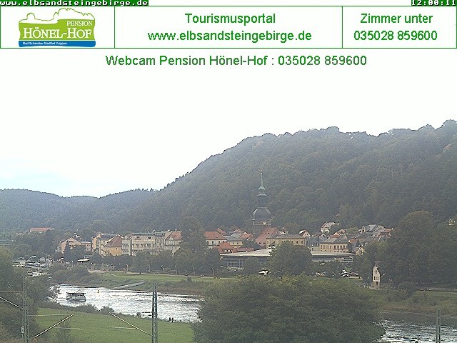 Archiv Foto Webcam Bad Schandau - Elbufer