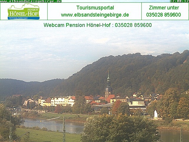 Archiv Foto Webcam Bad Schandau - Elbufer