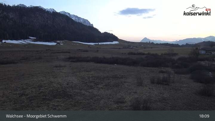 Archived image Webcam Schwemm Moorland by Lake Walchsee