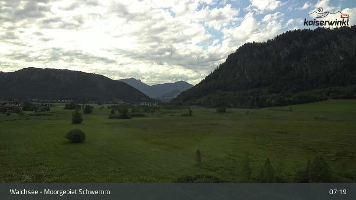 Archiv Foto Webcam Moorgebiet Schwemm am Walchsee