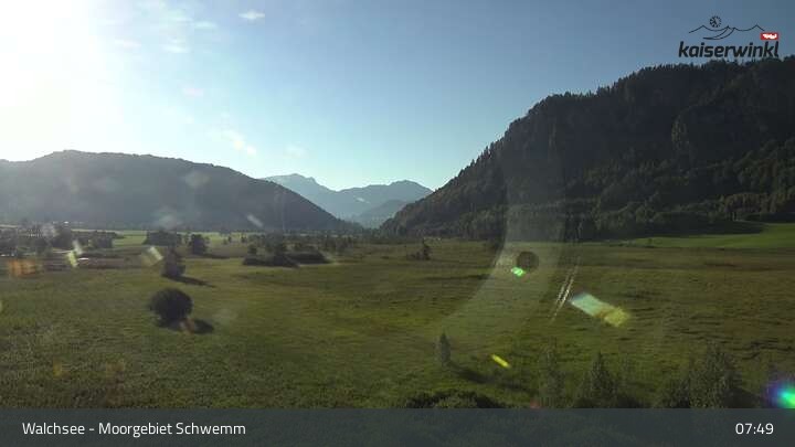 Archived image Webcam Schwemm Moorland by Lake Walchsee