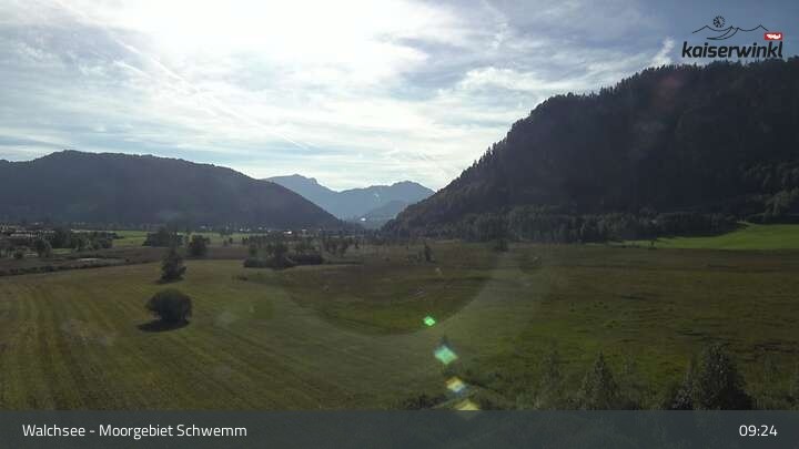 Archived image Webcam Schwemm Moorland by Lake Walchsee