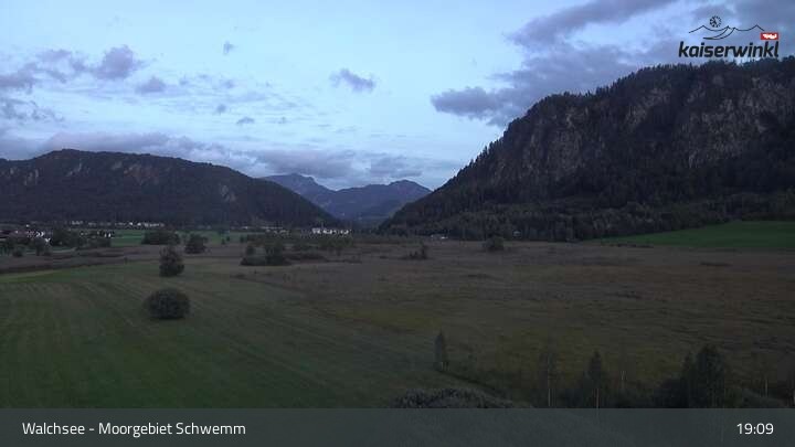 Archiv Foto Webcam Moorgebiet Schwemm am Walchsee