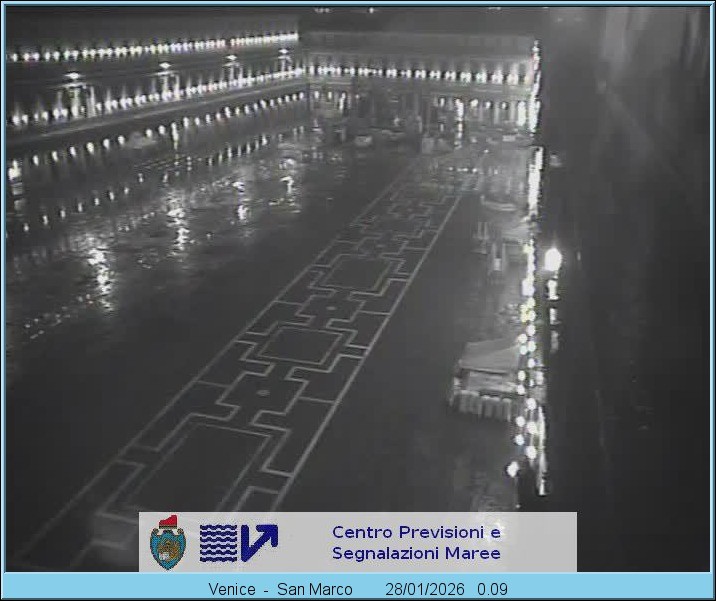 Archiv Foto Webcam Blick auf den Markusplatz in Venedig