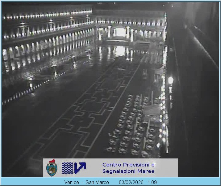 Archiv Foto Webcam Blick auf den Markusplatz in Venedig