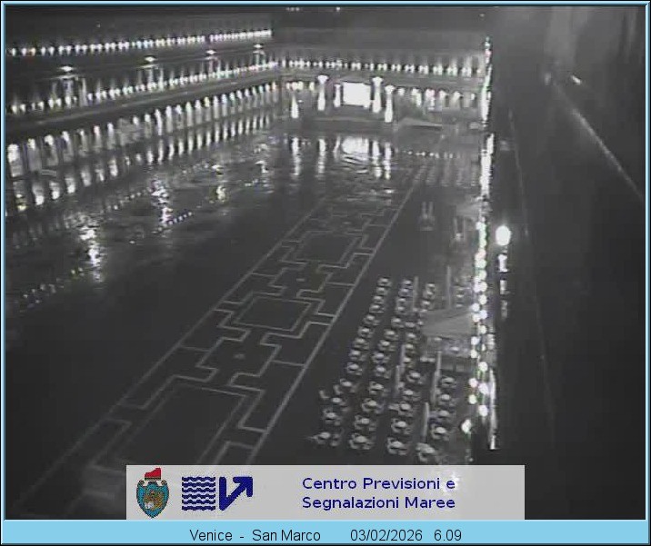 Archiv Foto Webcam Blick auf den Markusplatz in Venedig