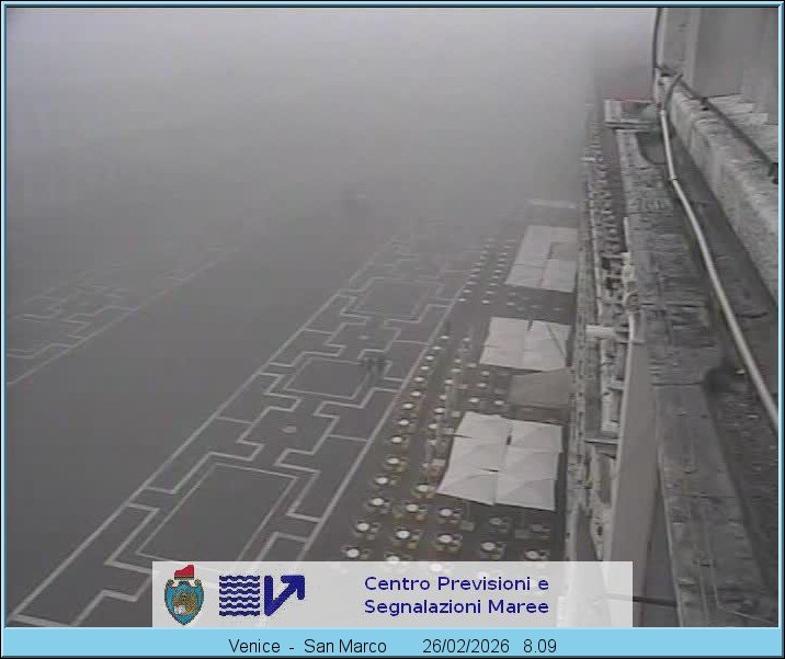 Archiv Foto Webcam Blick auf den Markusplatz in Venedig