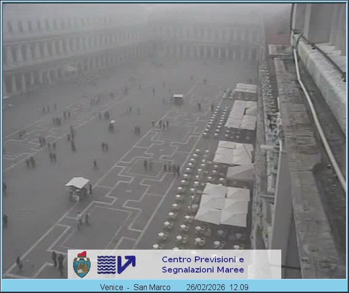 Archiv Foto Webcam Blick auf den Markusplatz in Venedig
