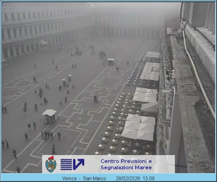 Archiv Foto Webcam Blick auf den Markusplatz in Venedig