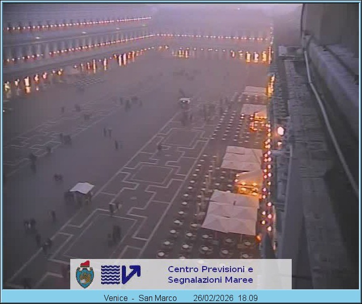 Archived image Webcam Piazza San Marco in Venice