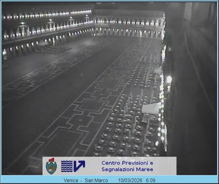 Archiv Foto Webcam Blick auf den Markusplatz in Venedig