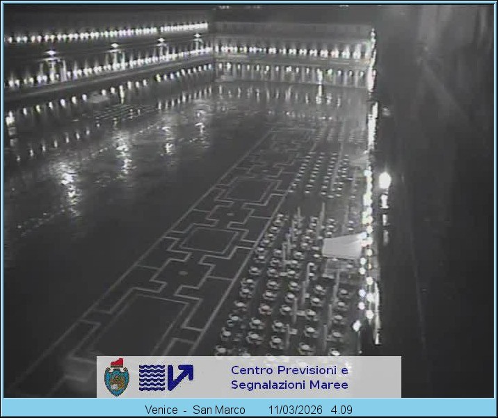 Archiv Foto Webcam Blick auf den Markusplatz in Venedig