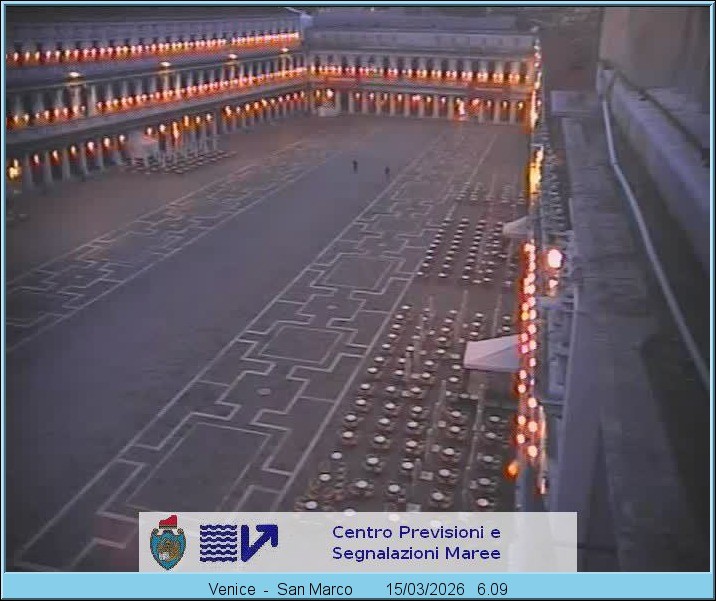 Archiv Foto Webcam Blick auf den Markusplatz in Venedig