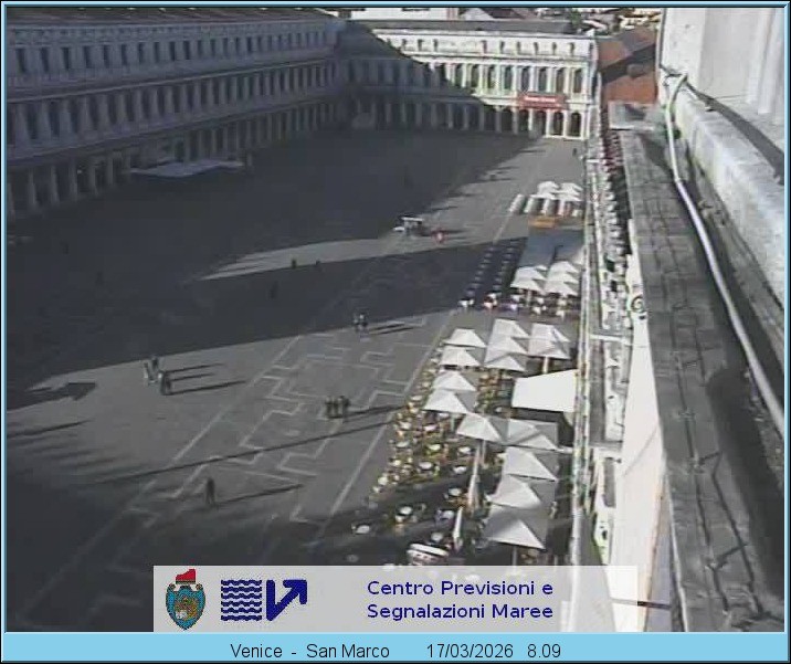 Archived image Webcam Piazza San Marco in Venice