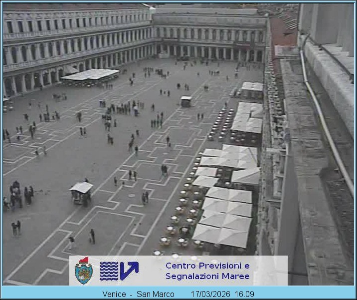 Archived image Webcam Piazza San Marco in Venice