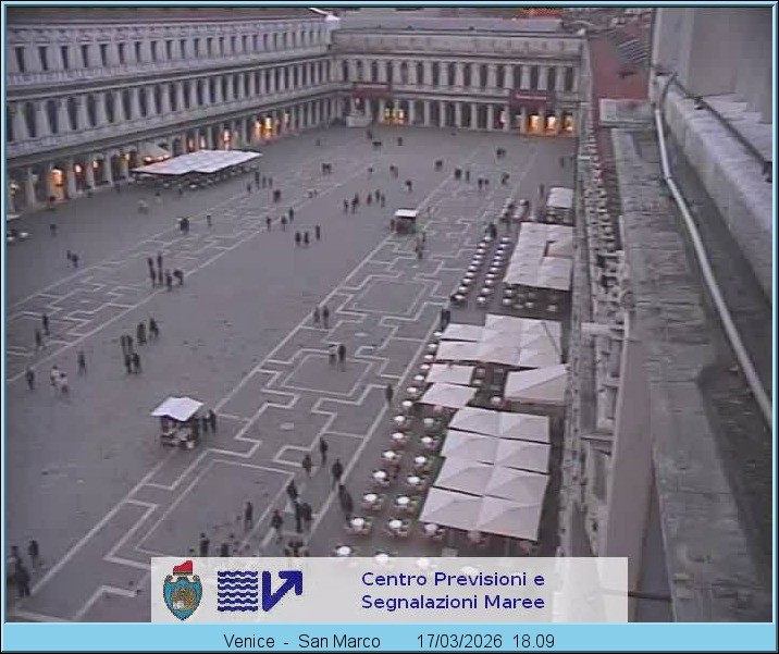 Archived image Webcam Piazza San Marco in Venice
