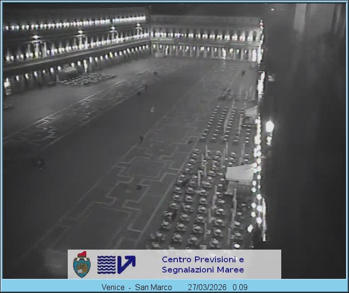 Archiv Foto Webcam Blick auf den Markusplatz in Venedig