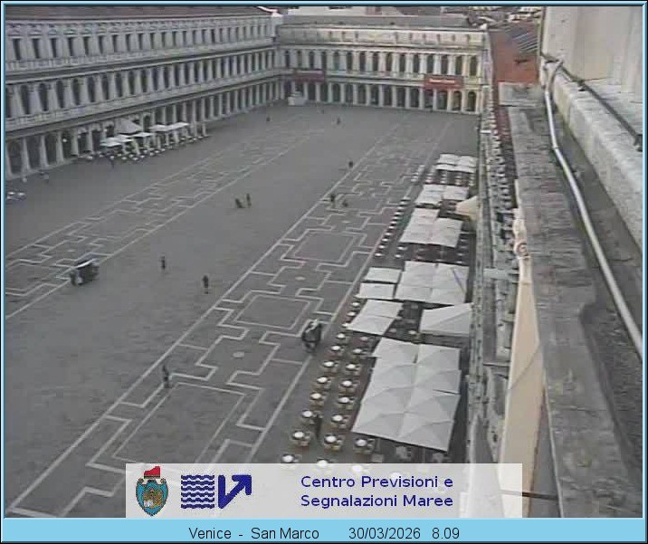 Archived image Webcam Piazza San Marco in Venice