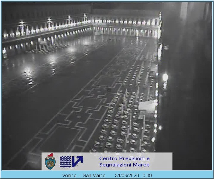 Archiv Foto Webcam Blick auf den Markusplatz in Venedig