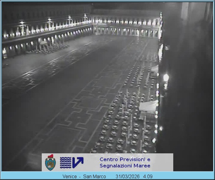 Archiv Foto Webcam Blick auf den Markusplatz in Venedig