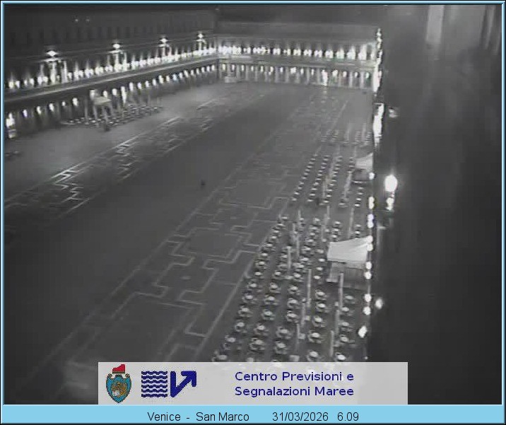 Archiv Foto Webcam Blick auf den Markusplatz in Venedig