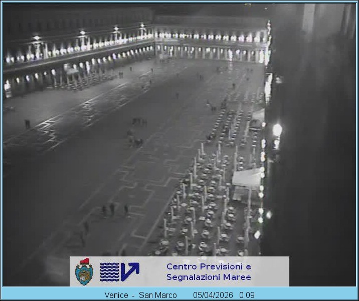 Archiv Foto Webcam Blick auf den Markusplatz in Venedig