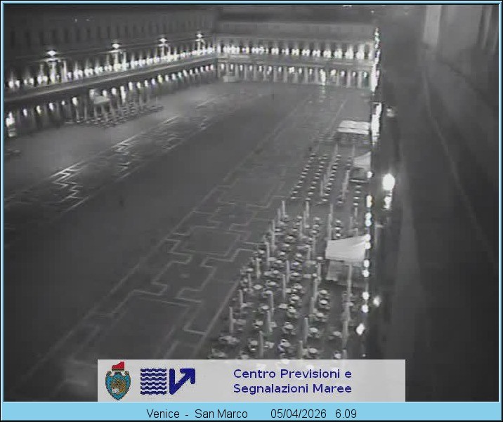 Archiv Foto Webcam Blick auf den Markusplatz in Venedig