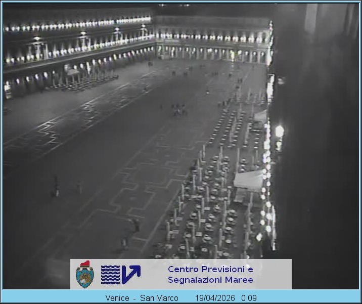 Archiv Foto Webcam Blick auf den Markusplatz in Venedig