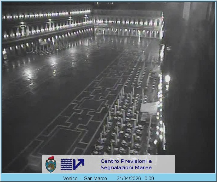 Archiv Foto Webcam Blick auf den Markusplatz in Venedig