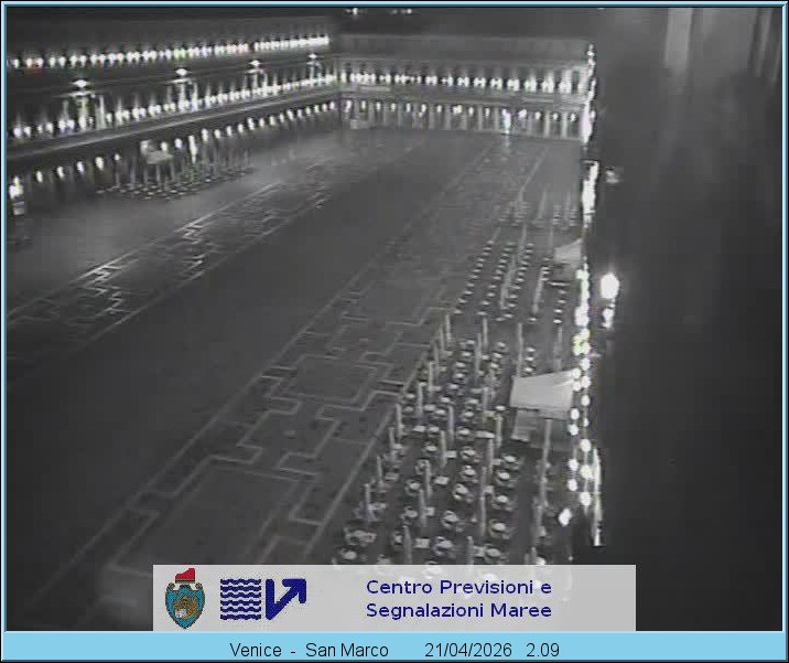 Archiv Foto Webcam Blick auf den Markusplatz in Venedig