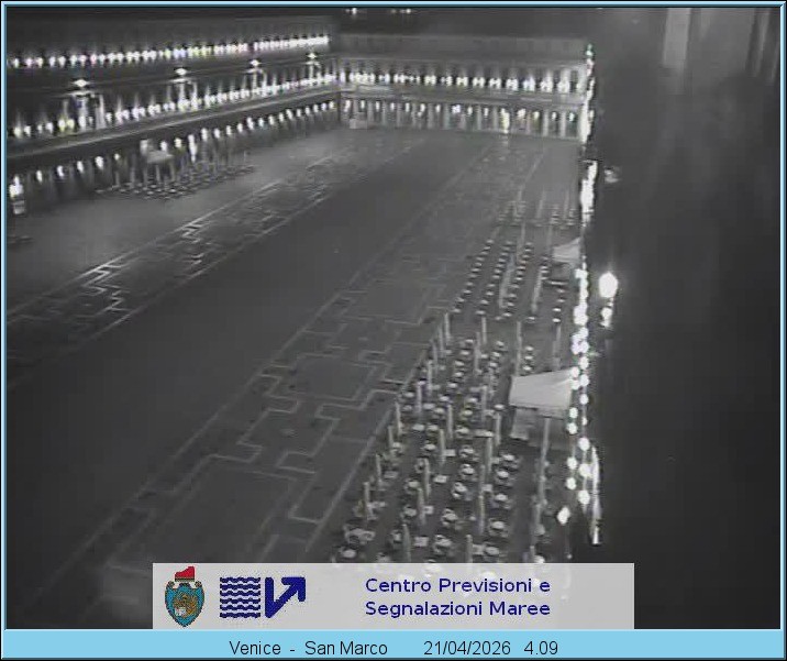 Archiv Foto Webcam Blick auf den Markusplatz in Venedig