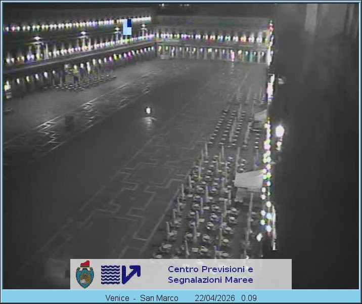 Archiv Foto Webcam Blick auf den Markusplatz in Venedig