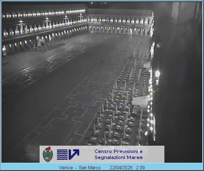 Archiv Foto Webcam Blick auf den Markusplatz in Venedig