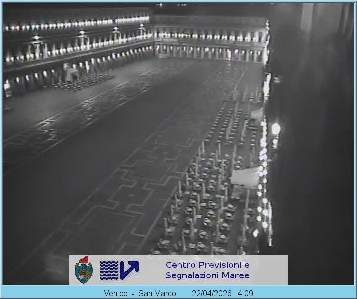 Archiv Foto Webcam Blick auf den Markusplatz in Venedig