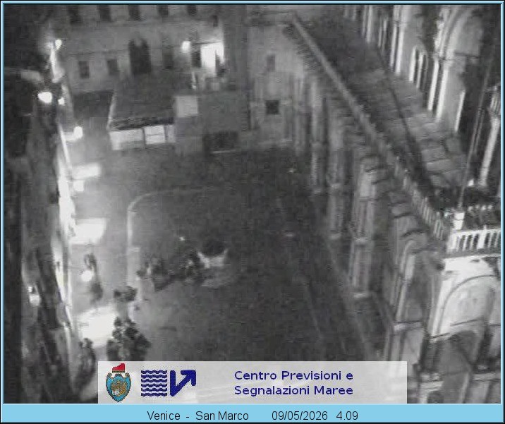 Archiv Foto Webcam Blick auf den Markusplatz in Venedig