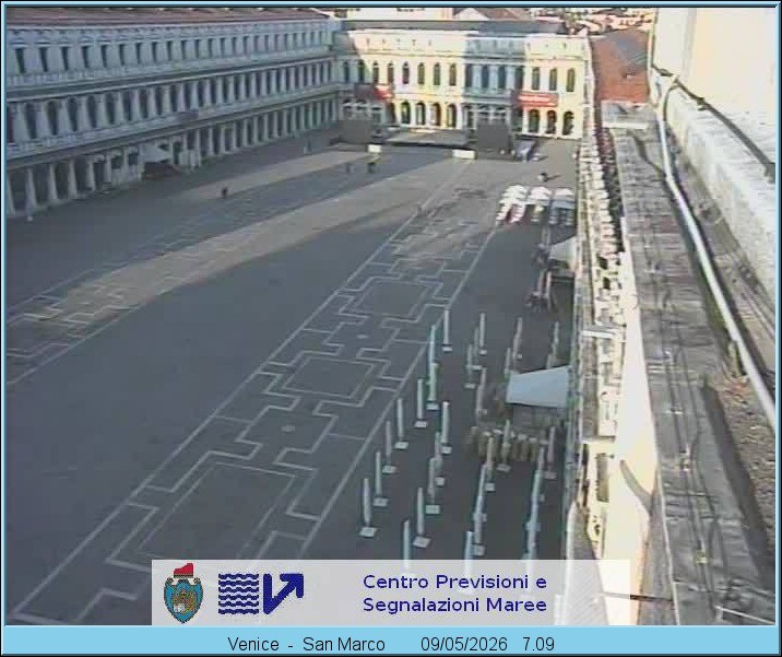 Archiv Foto Webcam Blick auf den Markusplatz in Venedig