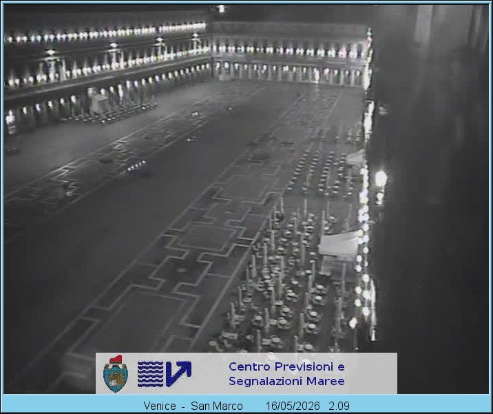 Archiv Foto Webcam Blick auf den Markusplatz in Venedig