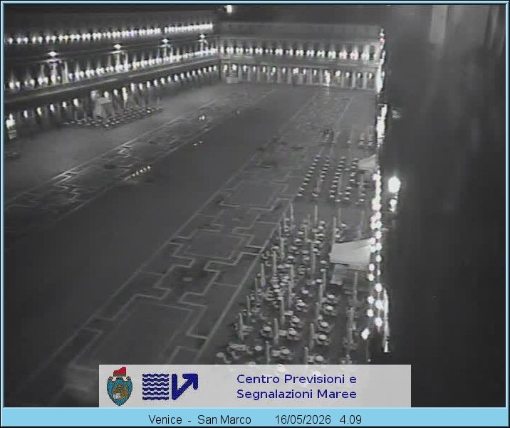 Archiv Foto Webcam Blick auf den Markusplatz in Venedig