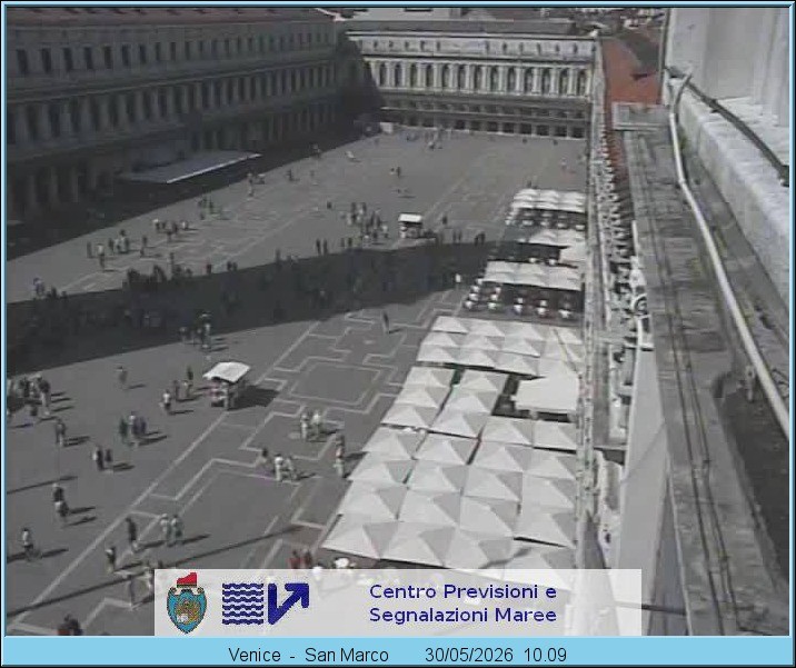 Archived image Webcam Piazza San Marco in Venice